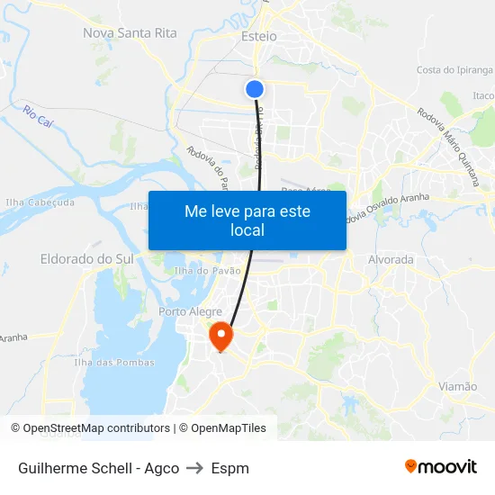 Guilherme Schell - Agco to Espm map