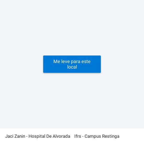 Jaci Zanin - Hospital De Alvorada to Ifrs - Campus Restinga map