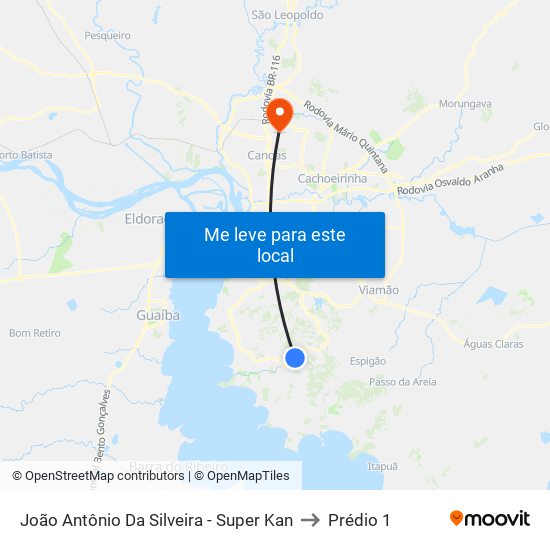 João Antônio Da Silveira - Super Kan to Prédio 1 map
