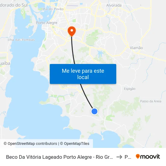 Beco Da Vitória Lageado Porto Alegre - Rio Grande Do Sul 91787 Brasil to Pucrs map