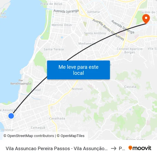 Vila Assuncao Pereira Passos - Vila Assunção Porto Alegre - Rs 91900-030 Brasil to Pucrs map