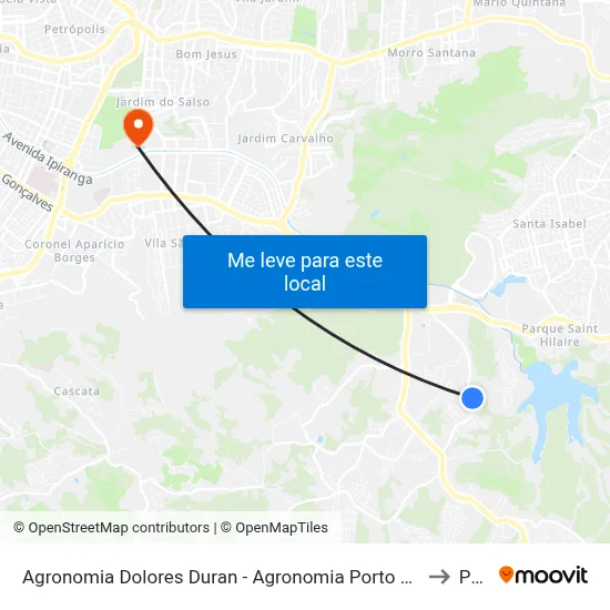 Agronomia Dolores Duran - Agronomia Porto Alegre - Rs 91540-220 Brasil to Pucrs map