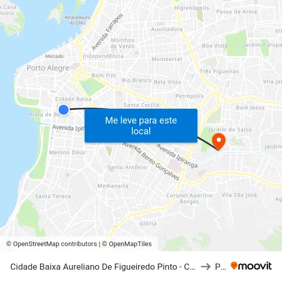 Cidade Baixa Aureliano De Figueiredo Pinto - Cidade Baixa Porto Alegre - Rs 90830-520 Brasil to Pucrs map