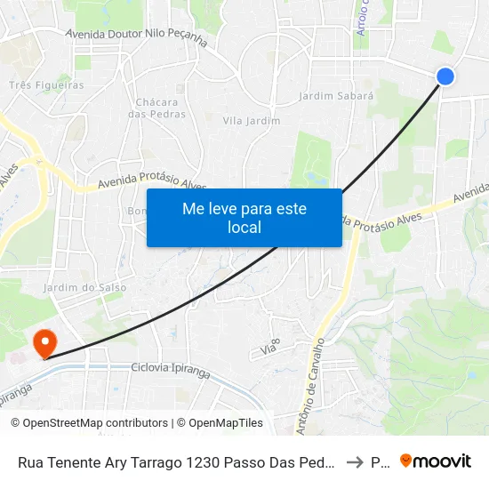 Rua Tenente Ary Tarrago 1230 Passo Das Pedras Porto Alegre - Rs 91510-390 Brasil to Pucrs map