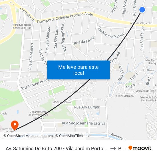 Av. Saturnino De Brito 200 - Vila Jardim Porto Alegre - Rs 91320-000 Brasil to Pucrs map