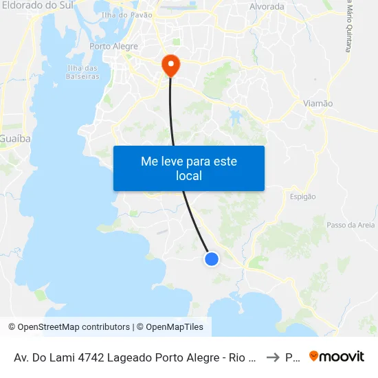 Av. Do Lami 4742 Lageado Porto Alegre - Rio Grande Do Sul 91782-701 Brasil to Pucrs map