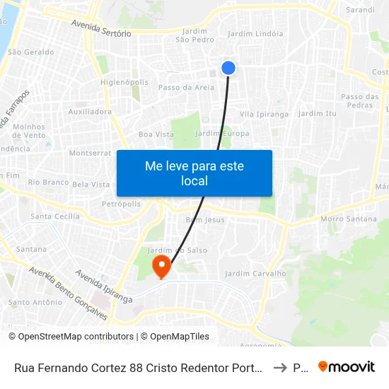 Rua Fernando Cortez 88 Cristo Redentor Porto Alegre - Rs 91350-270 Brasil to Pucrs map