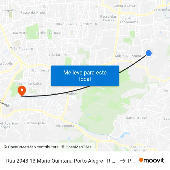 Rua 2943 13 Mário Quintana Porto Alegre - Rio Grande Do Sul 91250 Brasil to Pucrs map