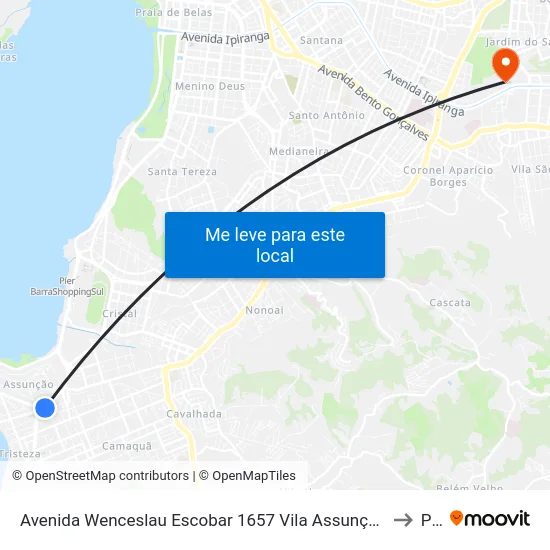 Avenida Wenceslau Escobar 1657 Vila Assunção Porto Alegre - Rio Grande Do Sul 91900-499 Brasil to Pucrs map