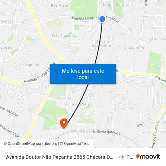 Avenida Doutor Nilo Peçanha 2865 Chácara Das Pedras Porto Alegre - Rs 91330-001 Brasil to Pucrs map