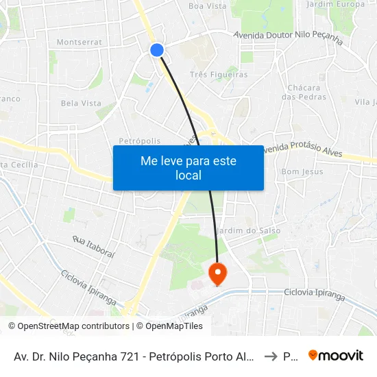 Av. Dr. Nilo Peçanha 721 - Petrópolis Porto Alegre - Rs 90470-001 Brasil to Pucrs map