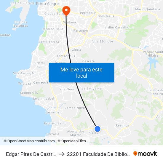 Edgar Pires De Castro - Lojas Quero-Quero to 22201 Faculdade De Biblioteconomia E Comunicação map