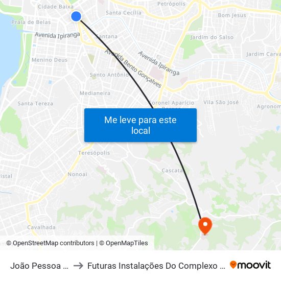 João Pessoa - Jornal Do Comércio Cb to Futuras Instalações Do Complexo Hospitalar São Miguel (Antigo Hospital Parque Belém) map