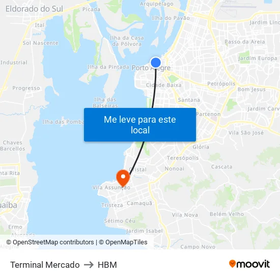 Terminal Mercado to HBM map