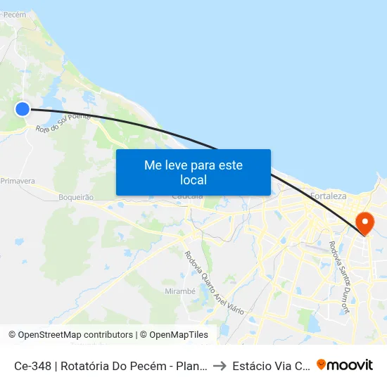 Ce-348 | Rotatória Do Pecém - Planalto Cauipe to Estácio Via Corpvs map
