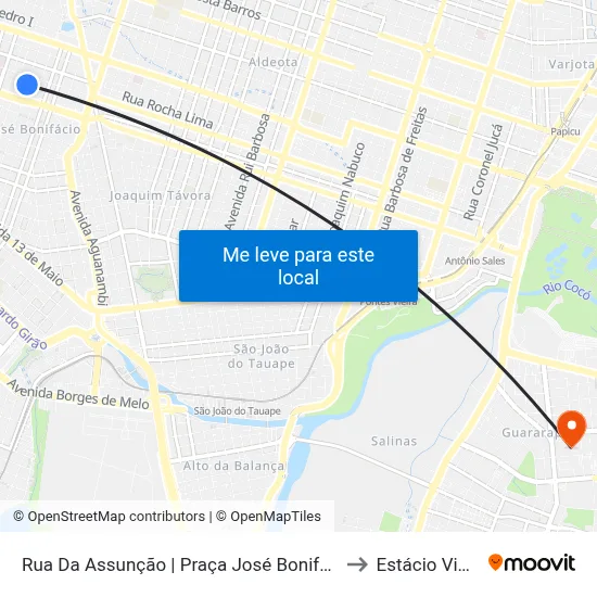 Rua Da Assunção | Praça José Bonifácio - José Bonifácio to Estácio Via Corpvs map