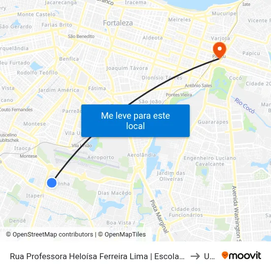 Rua Professora Heloísa Ferreira Lima | Escola Jáder Moreira De Carvalho - Serrinha to Uninta map