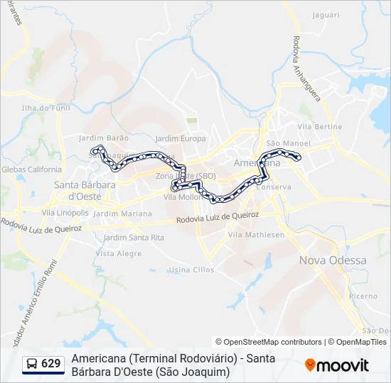 629  Line Map