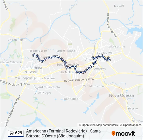 629  Line Map