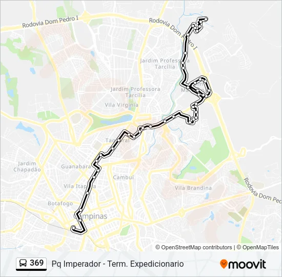 369 Bus Line Map