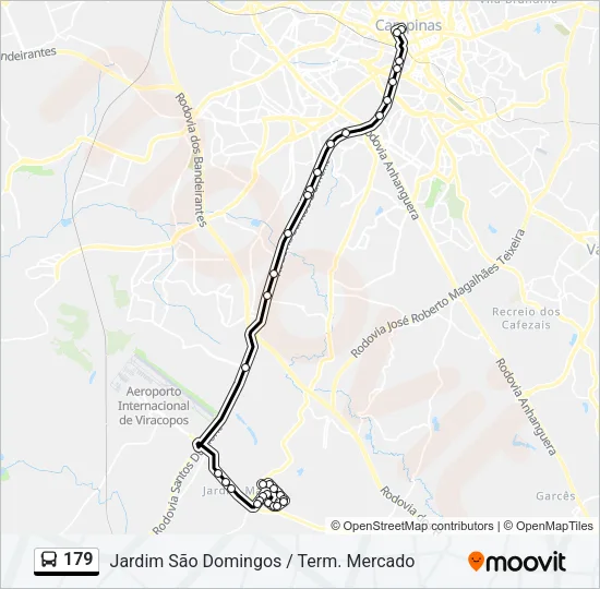 179 Bus Line Map