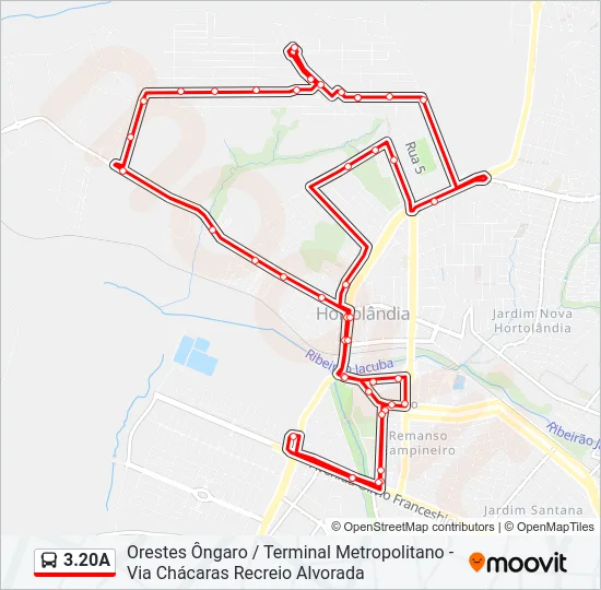 3.20A Bus Line Map