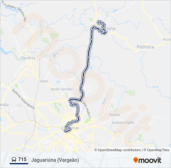 Mapa da linha 715 de 