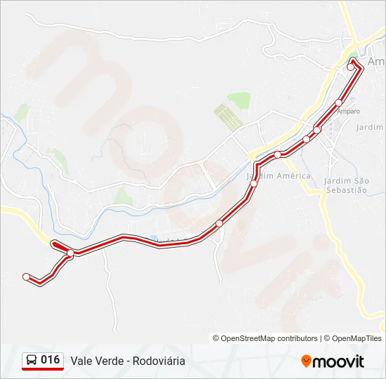 016 Bus Line Map