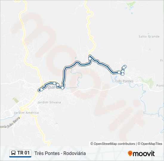 TR 01 Bus Line Map