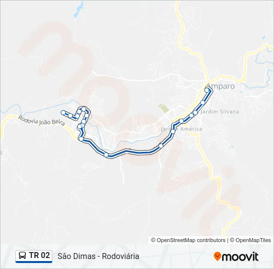 TR 02 Bus Line Map