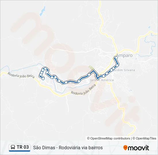 TR 03 Bus Line Map