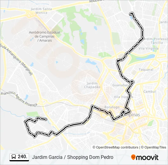 240. Bus Line Map
