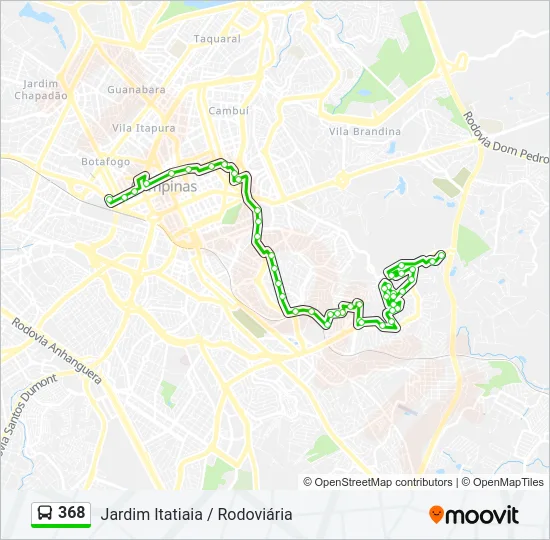 368 Bus Line Map