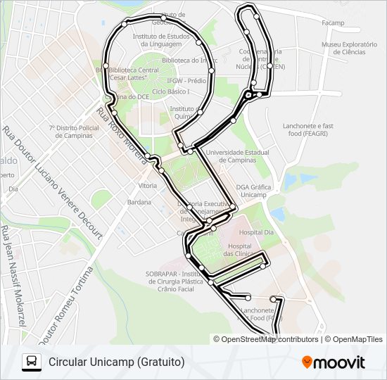 CIRCULAR NOTURNO Bus Line Map