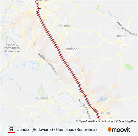 3688-01 Bus Line Map