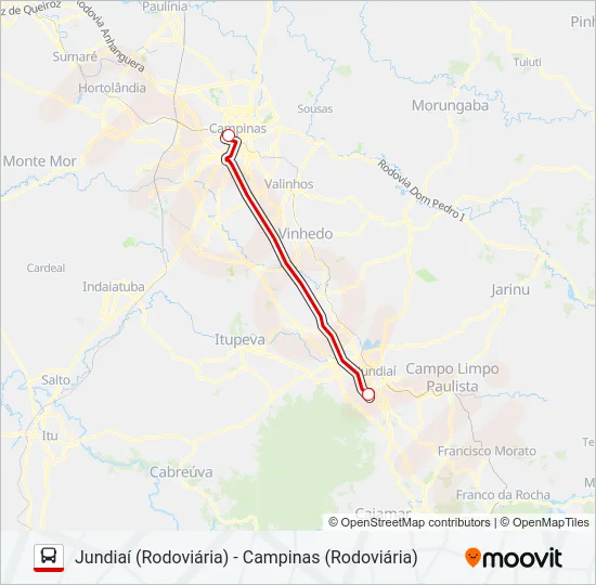 3688-01 Bus Line Map
