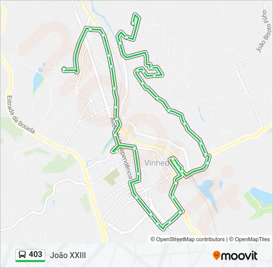 403 Bus Line Map