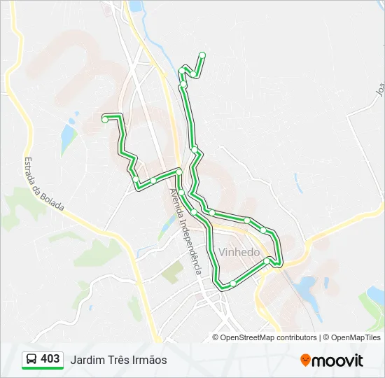 403 Bus Line Map