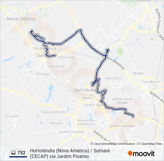 752  Line Map