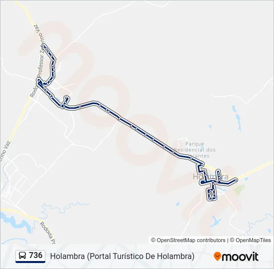 736  Line Map