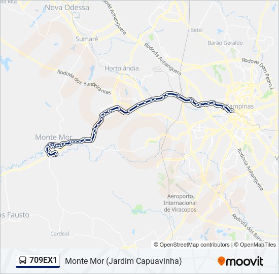 709EX1 bus Line Map