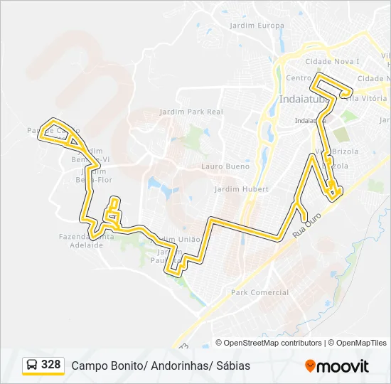 328 Bus Line Map