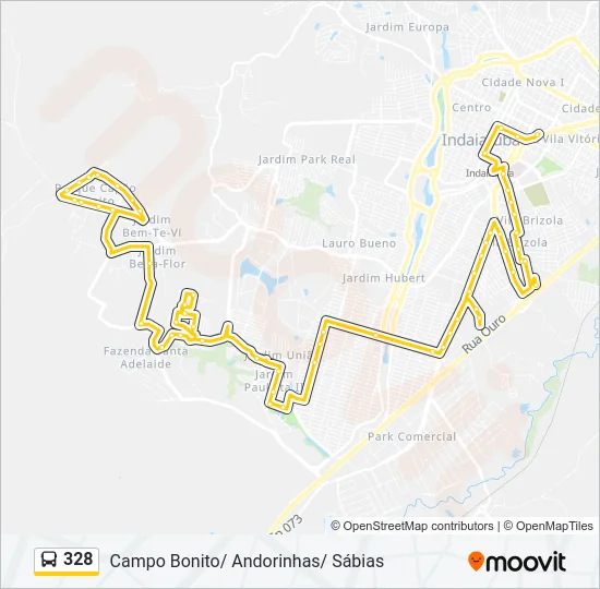 328 Bus Line Map