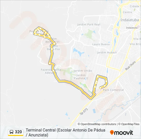 320 Bus Line Map