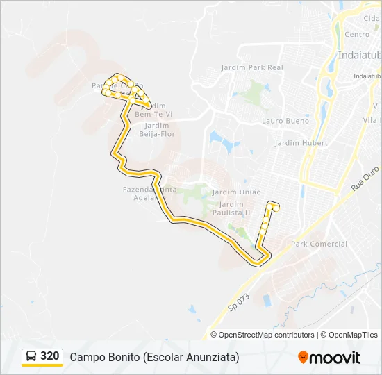 320 Bus Line Map