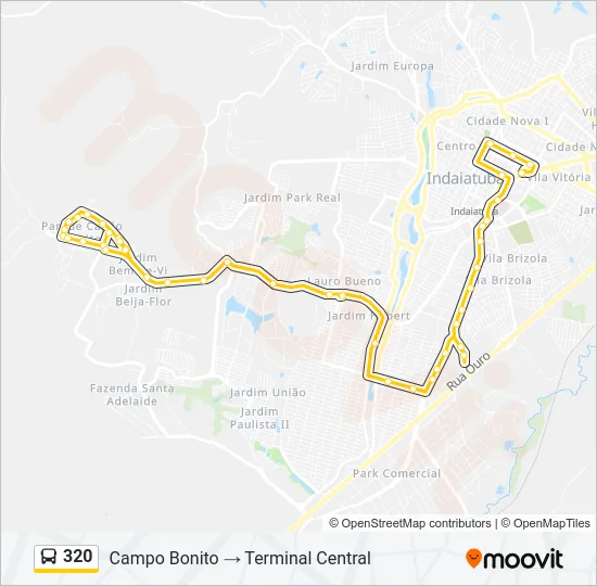 320 Bus Line Map