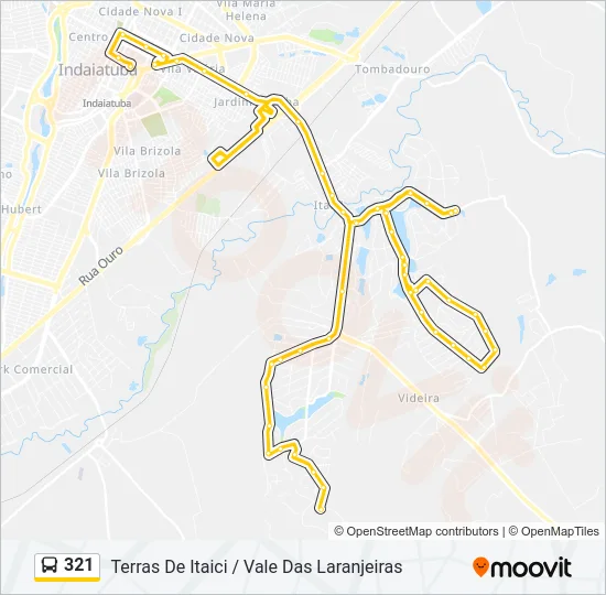 321 Bus Line Map