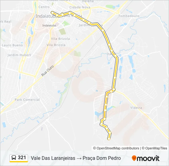 321 Bus Line Map