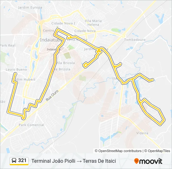321 Bus Line Map