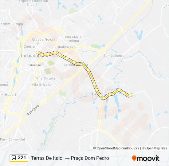 321 Bus Line Map